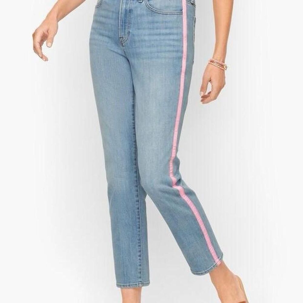 Talbots Women's Blue and Blue Jeans